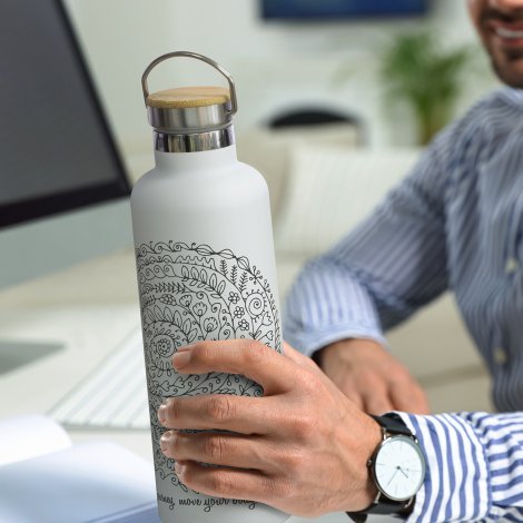 124424-6 Nomad Deco Vacuum Bottle - 1L