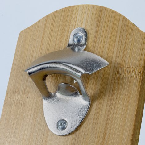 124703-2 NATURA Bamboo Wall Mounted Bottle Opener