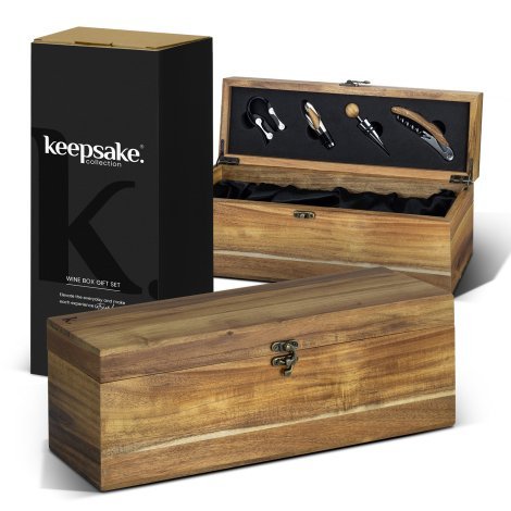 124740-0 Keepsake Wine Box Gift Set