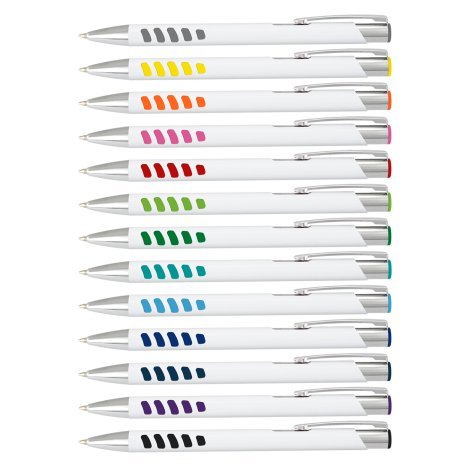 124903-0 Panama Grip Pen - White Barrel