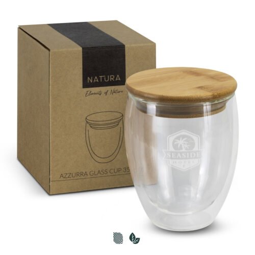124978_1 NATURA Azzurra Glass Cup - 350ml