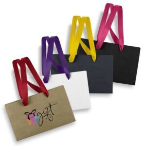 125056-0 Small Ribbon Handle Paper Bag