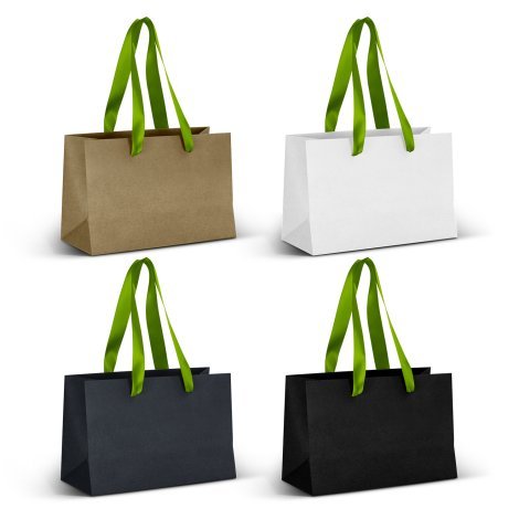 125056-6 Small Ribbon Handle Paper Bag