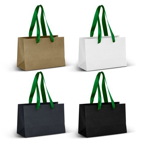 125056-7 Small Ribbon Handle Paper Bag