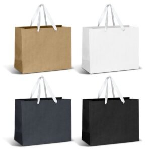 125058-1 Large Ribbon Handle Paper Bag