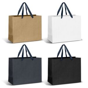 125058-9 Large Ribbon Handle Paper Bag