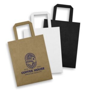 125060-1 Medium Flat Handle Paper Bag Portrait