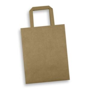 125060-2 Medium Flat Handle Paper Bag Portrait