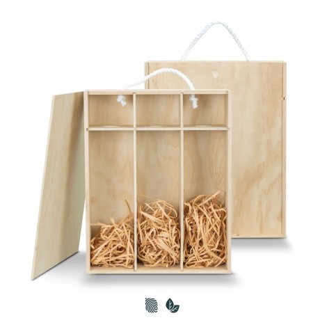 125307-0 Tuscany Wine Gift Box - Triple