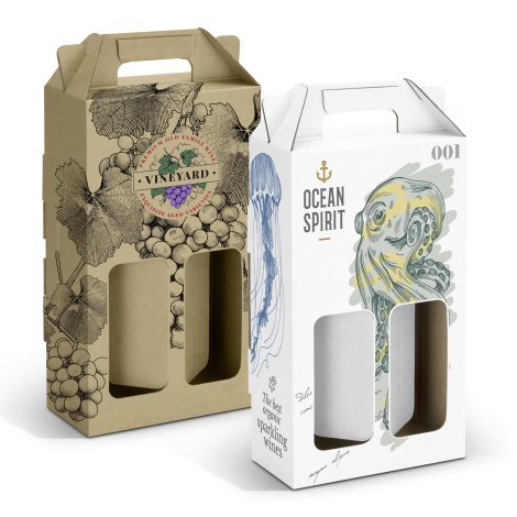126068-0 Wine Carry Pack - Double