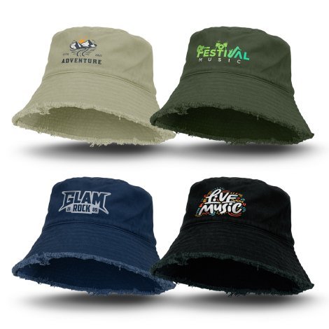 126399-0 Raw Edge Bucket Hat