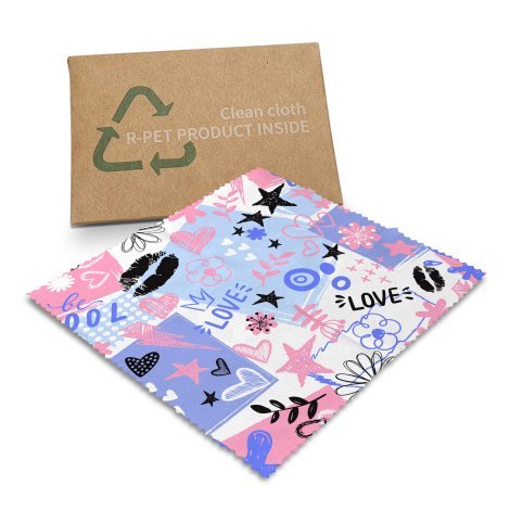 126432-0 RPET Microfibre Cleaning Cloth
