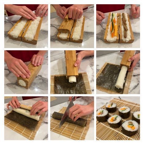 126521-7 NATURA Bamboo Sushi Maker