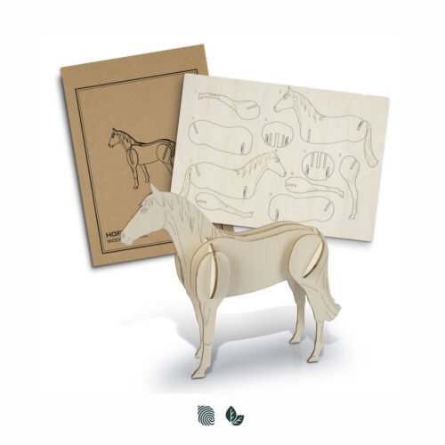 126730_1 BRANDCRAFT Horse Wooden Model