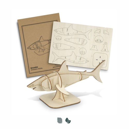 126734_1 BRANDCRAFT Shark Wooden Model
