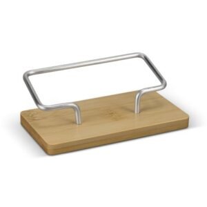 126738-2 Bamboo Business Card Stand