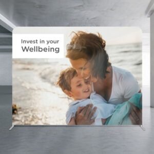 126772-0 Straight Stretch Media Wall Medium