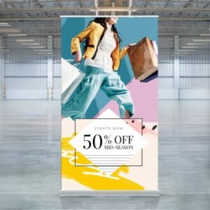 126779-0 Luxury Pull Up Banner Wide