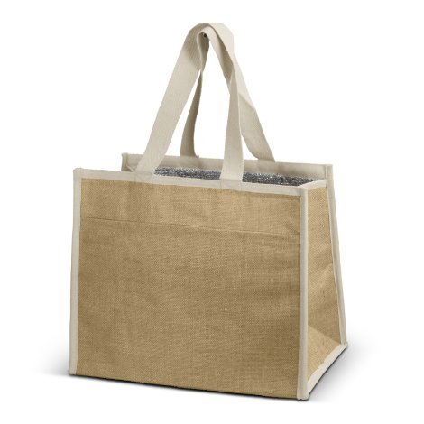 126875-2 Lumi Jute Cooler Bag