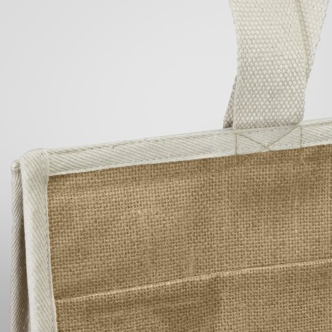 126875-6 Lumi Jute Cooler Bag