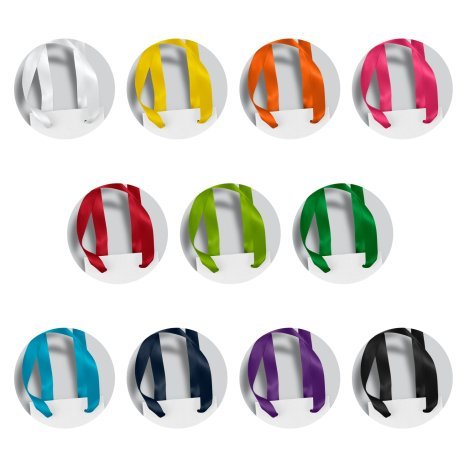 127175-2 Wine Ribbon Handle Paper Bag - Full Colour