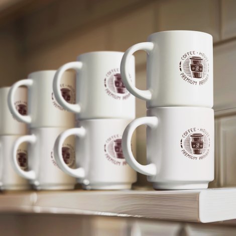 127198-3 Espresso Stackable Coffee Mug