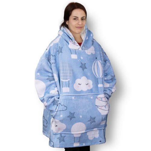 127224_1 Full Colour Blanket Hoodie