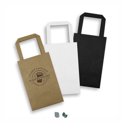 127366_1 Small Flat Handle Paper Bag Portrait