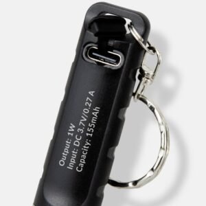 127368-3 Rechargeable Torch Key Ring
