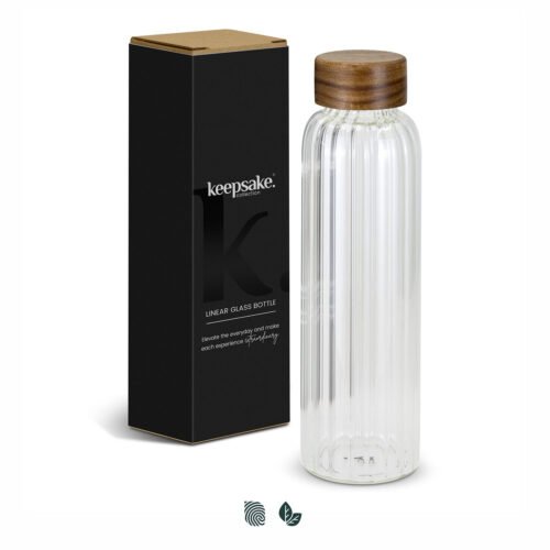 127436_1 Keepsake Linear Glass Drink Bottle