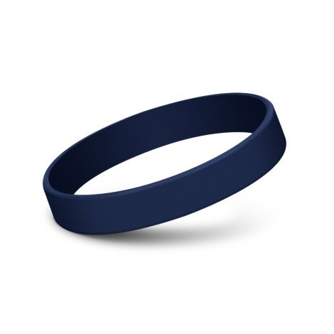 127588-12 Kids Silicone Wrist Band - Embossed