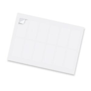 Sticker Sheet 40 x 80mm Rectangle - Matte