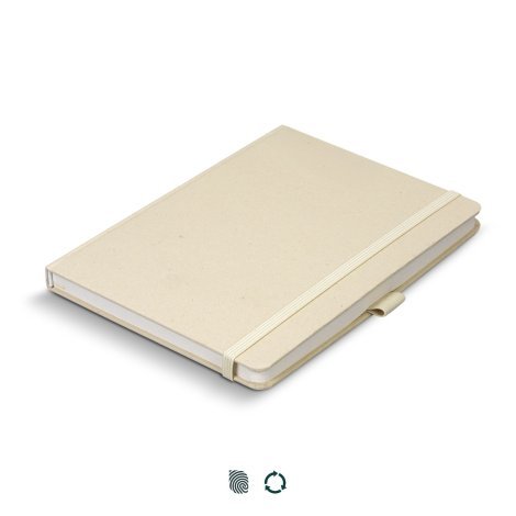 128471-0 Terra Recycled Paper Hard Cover Notebook