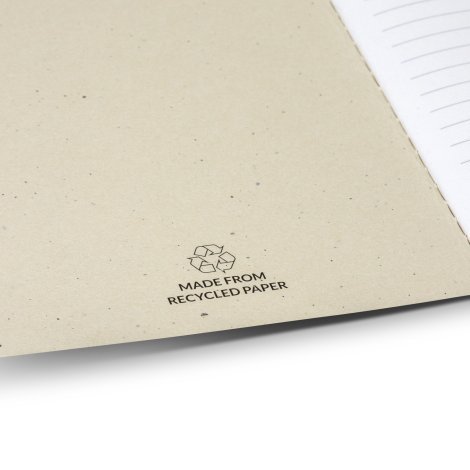 128473-4 Terra Recycled Paper Soft Cover Notebook
