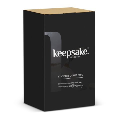 Keepsake Stackable Coffee Cup - Set of 2