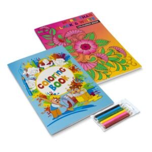 128828-0 Custom Cover Colouring Book - A4