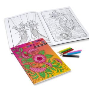 128828-2 Custom Cover Colouring Book - A4