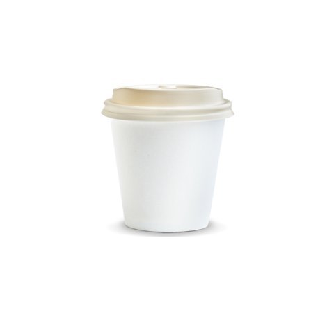 129536-2 Compostable Paper Coffee Cup - 180ml