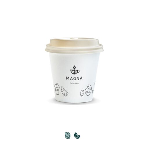 129536_1 Compostable Paper Coffee Cup - 180ml