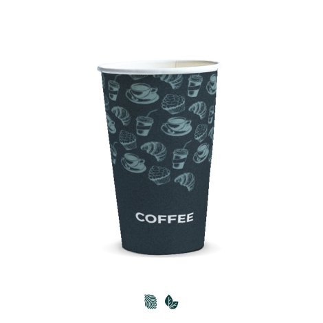 129541-0 Compostable Paper Cup - 350ml