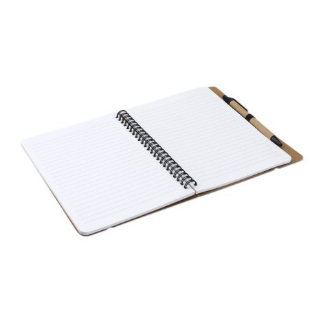 129579-4 Kraft Notebook with Notes and Flags