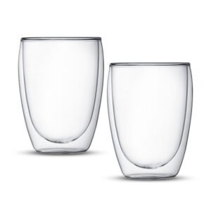 133816_2 Bodum Pavina Double Wall Glasses - Medium - Set of 2