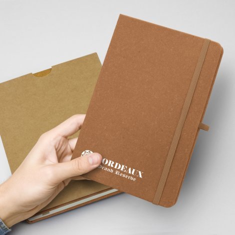 200234-4 Phoenix Recycled Hard Cover Notebook
