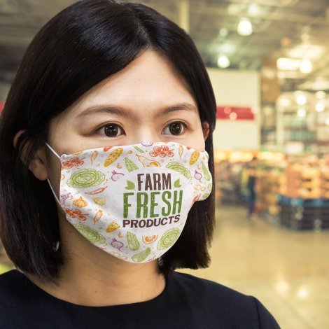 200329-5 Reusable Face Mask Full Colour - Large