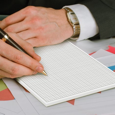 200347-1 Graph Note Pad - A4