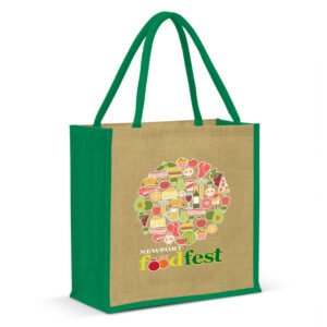 120161_1 Monza Jute Tote Bag - Digital Transfer