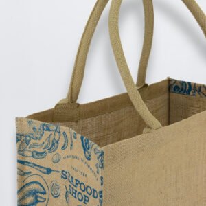 Lanza Jute Tote Bag
